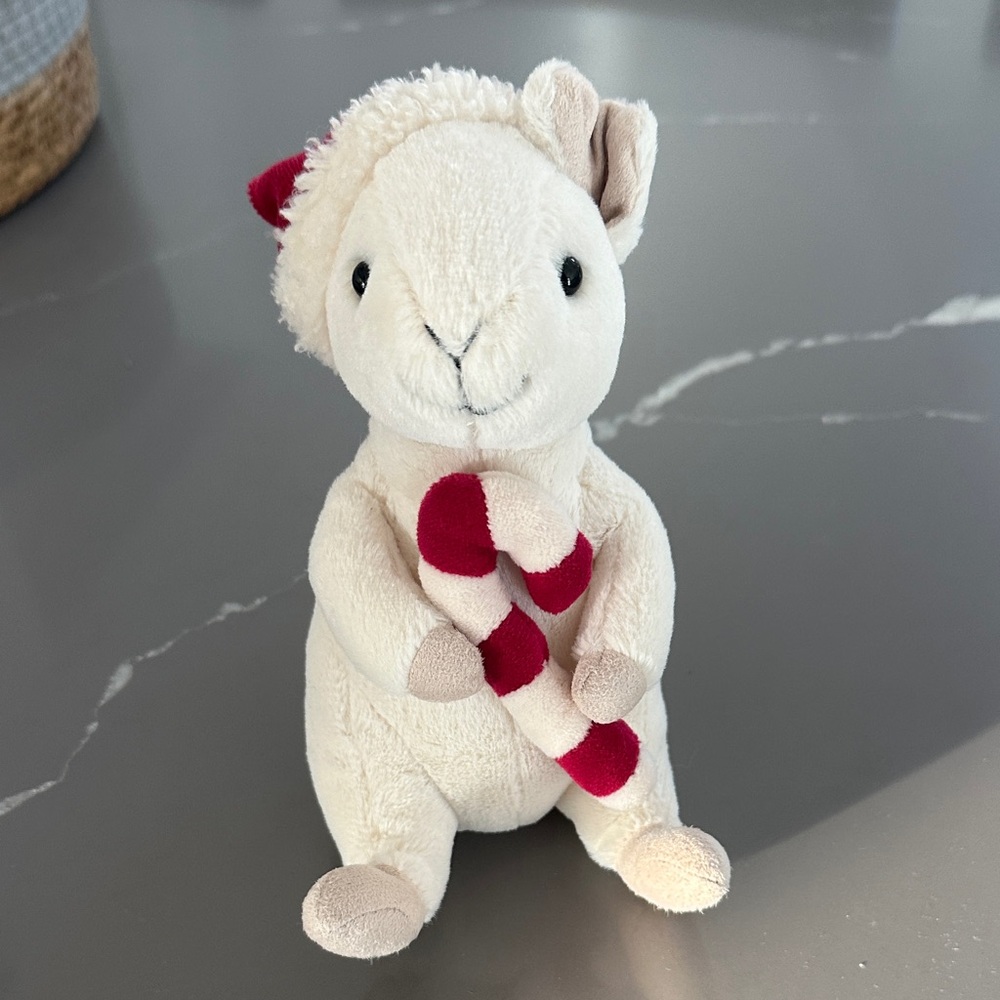 Jellycat Merry mouse with candy cane